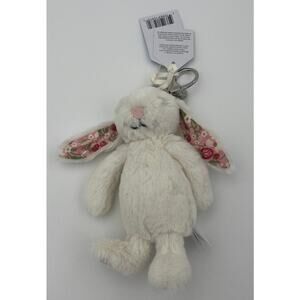 NWT Jellycat Blossom Cream Bunny Berry Bag Charm